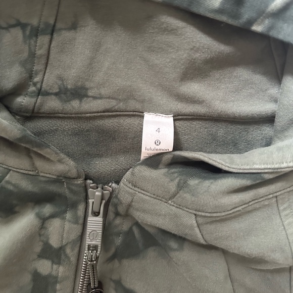 Lululemon Scuba Hoodie *Light Cotton Fleece Shibori Tie Dye 4 - Picture 6 of 8